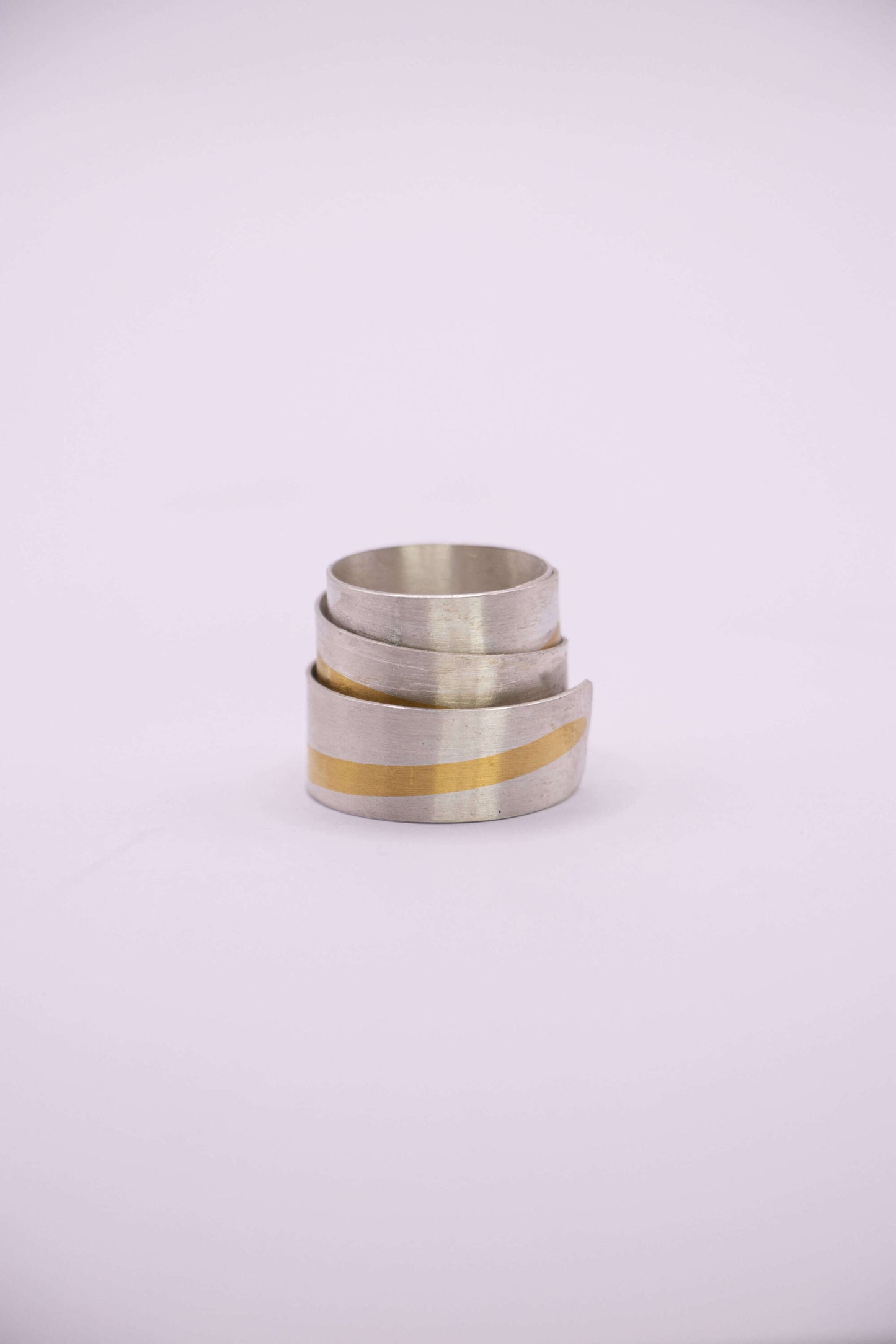 BAGUE - KEUM BOO ARGENT ET OR 24K