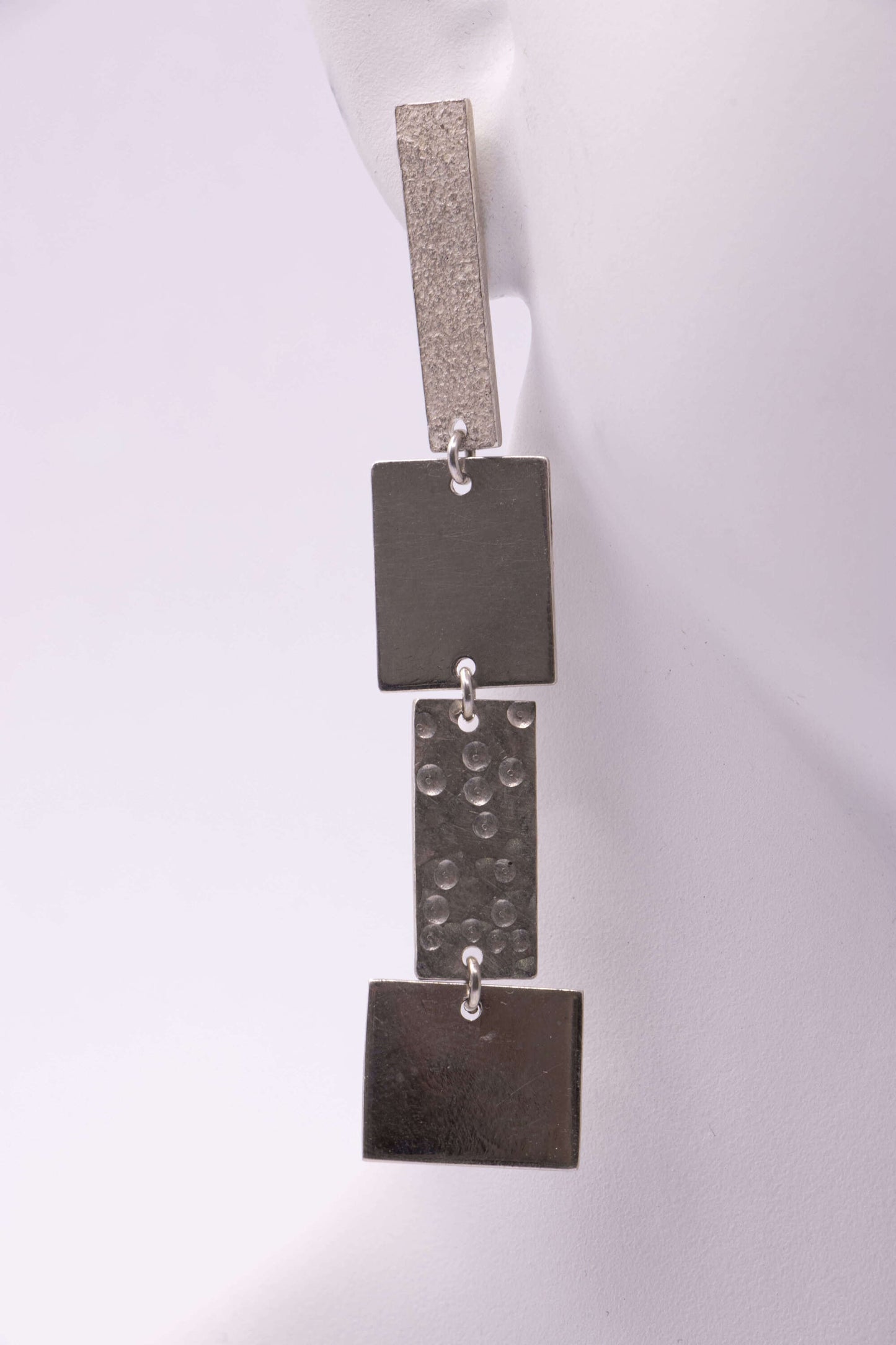 BOUCLES - ARGENT ASYMÉTRIQUES GRANDES