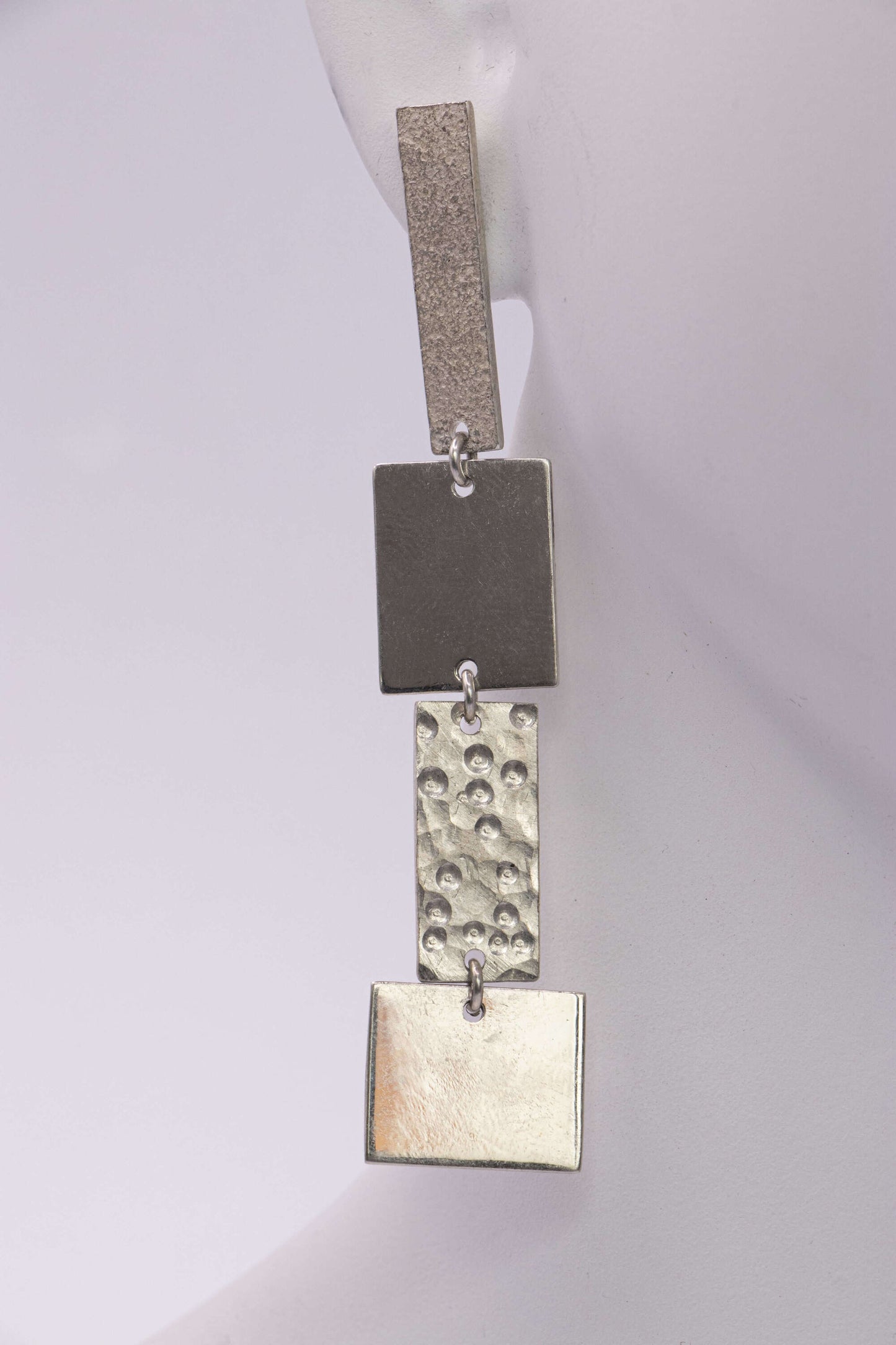 BOUCLES - ARGENT ASYMÉTRIQUES GRANDES