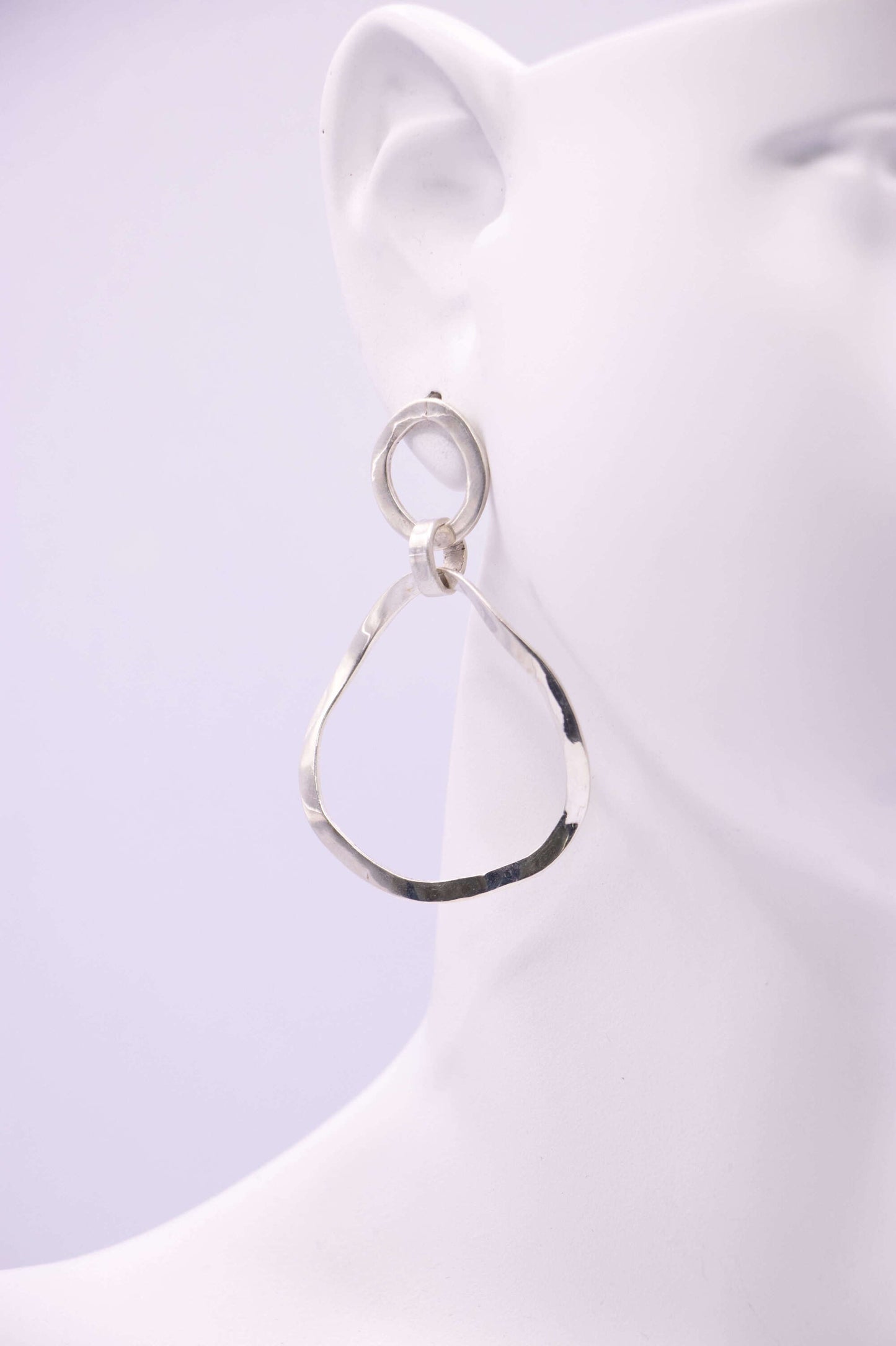 BOUCLES - ARGENT ONDULATION GRANDES