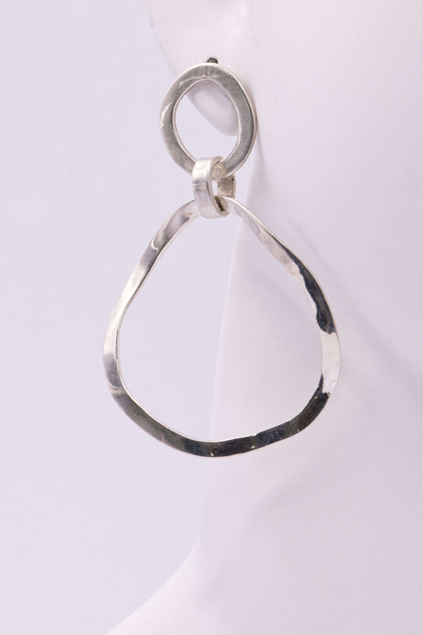 BOUCLES - ARGENT ONDULATION GRANDES