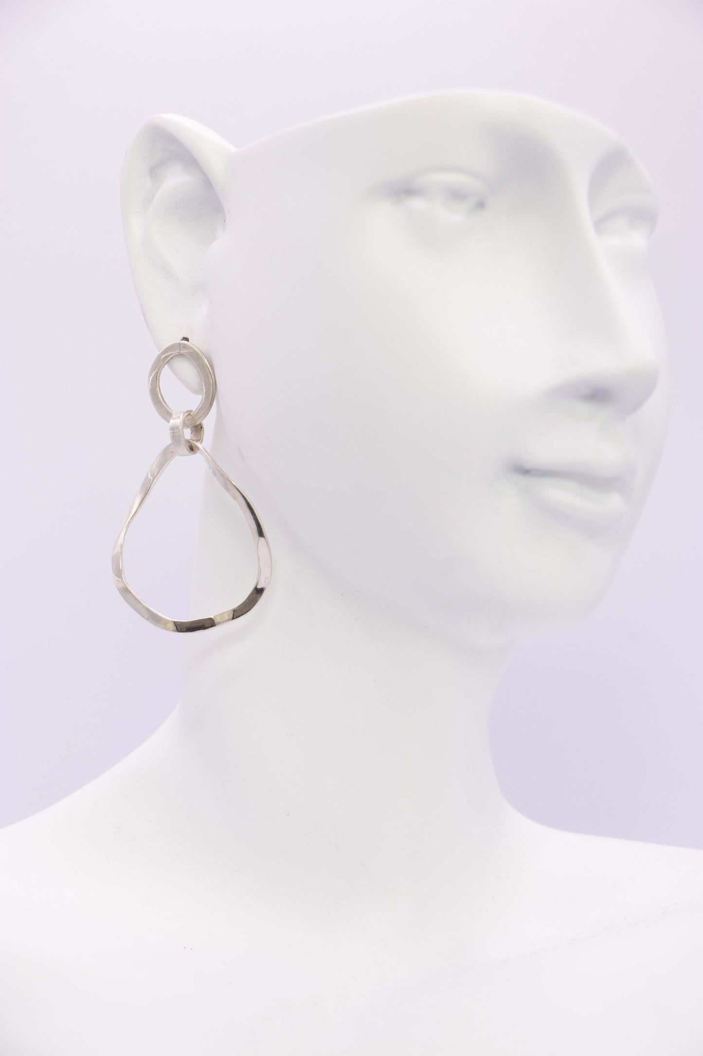 BOUCLES - ARGENT ONDULATION GRANDES