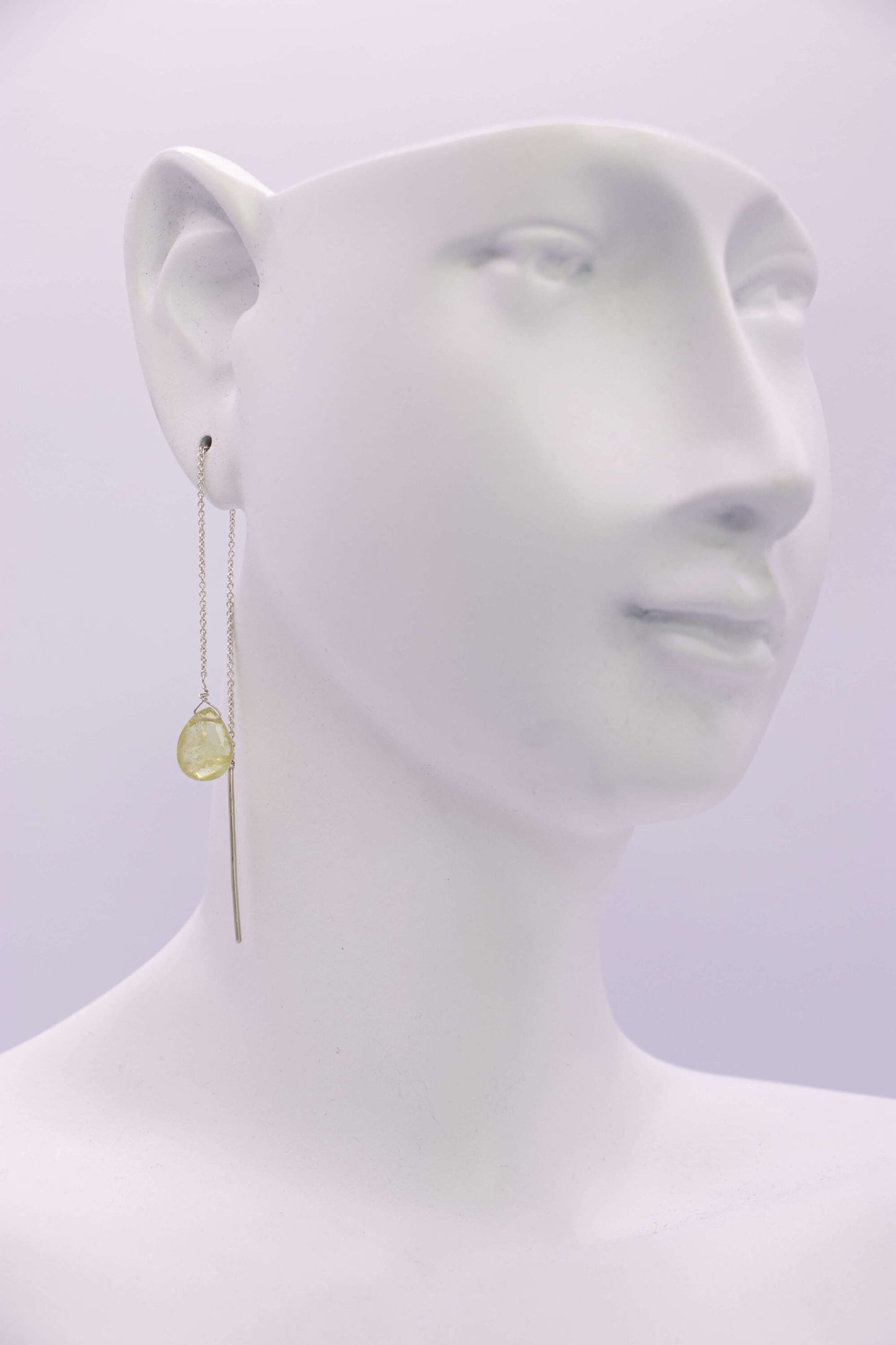 BOUCLES - ANAHATA CHAÎNE ARGENT PÉRIDOT