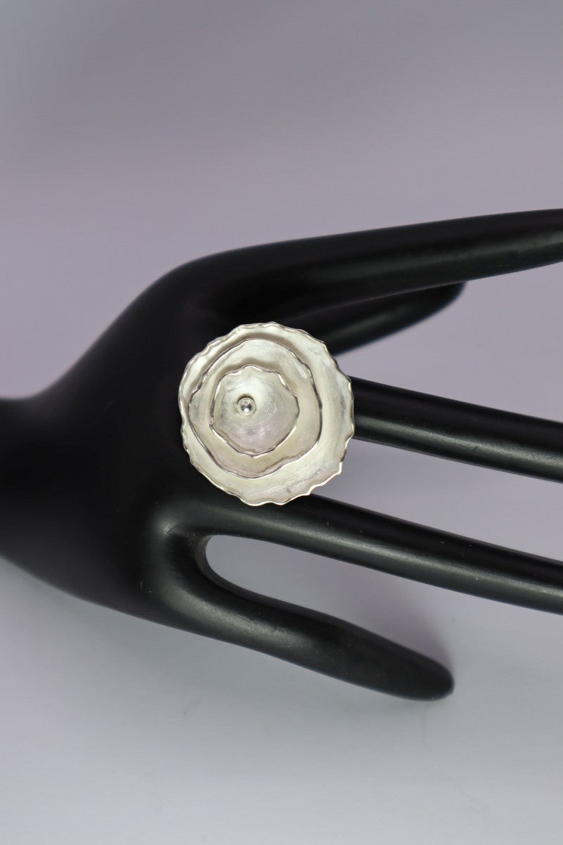 BAGUE - ARGENT NYMPHÉA