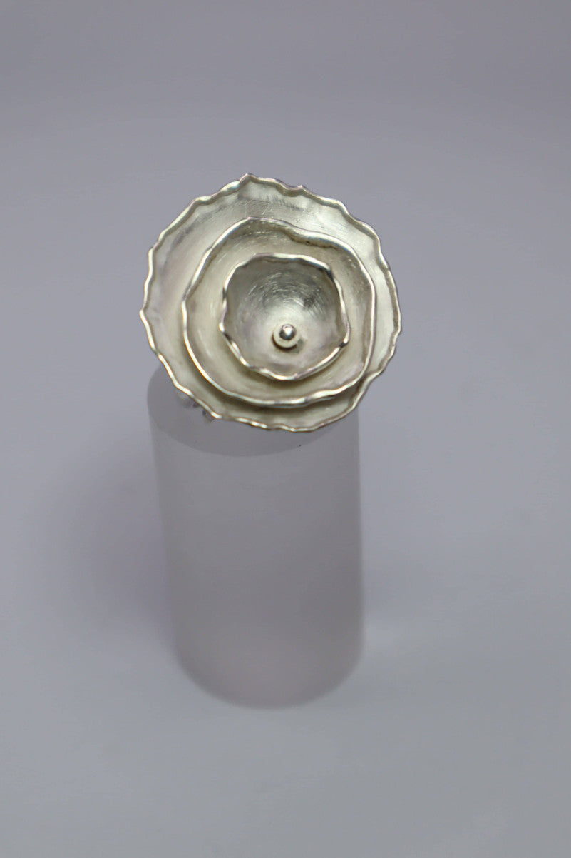 BAGUE - ARGENT NYMPHÉA