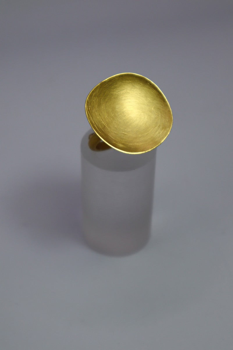 BAGUE - GALET VERMEIL