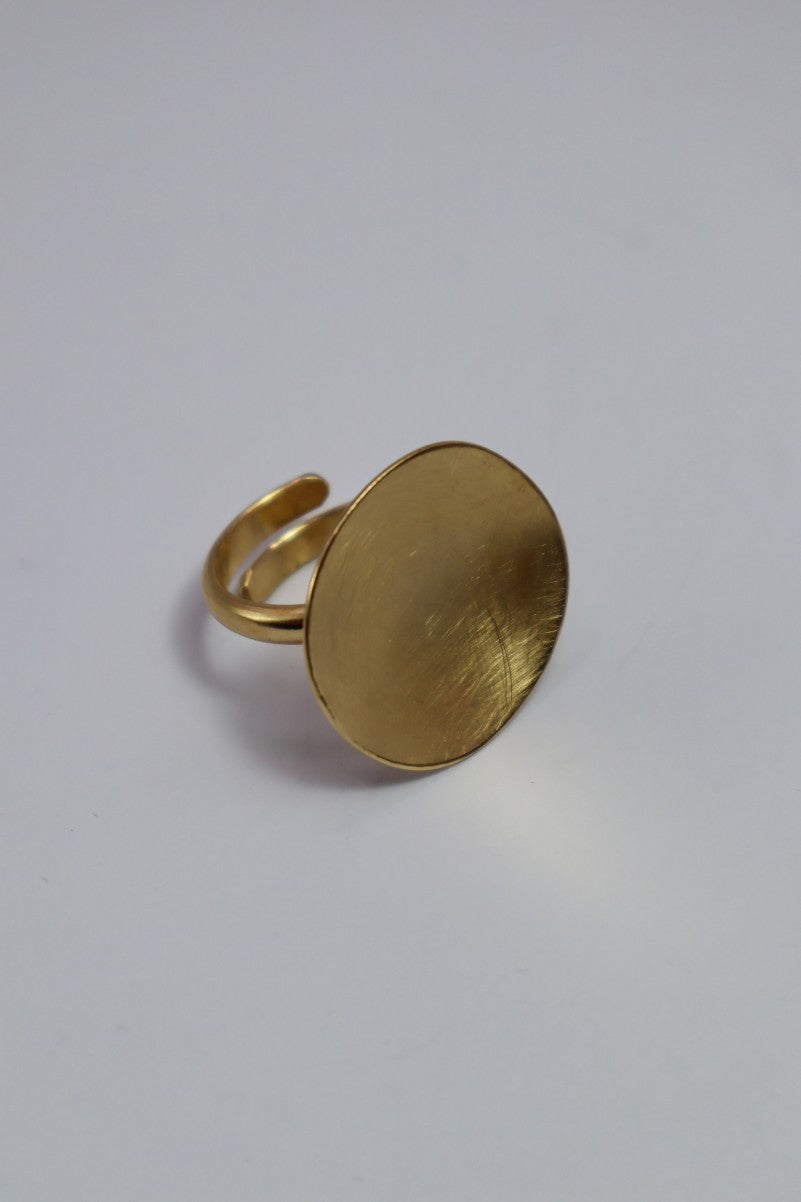 BAGUE - GALET VERMEIL