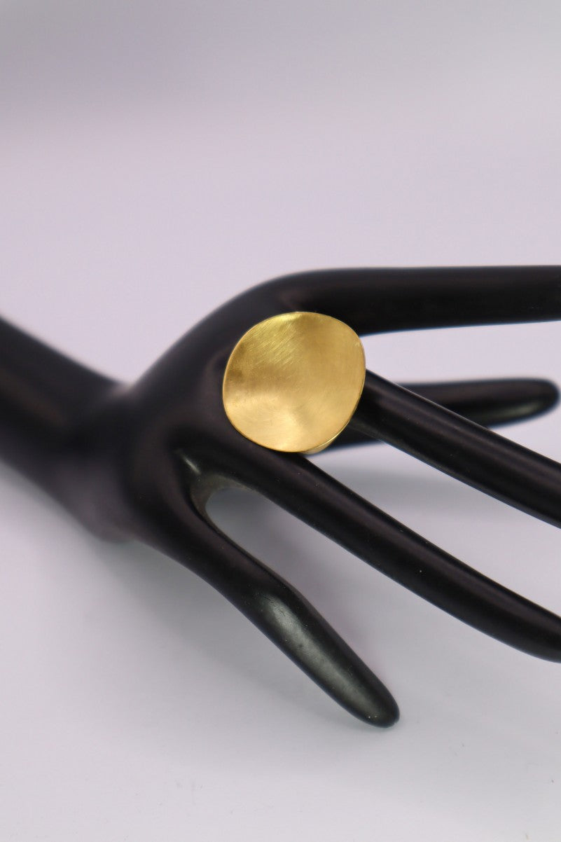 BAGUE - GALET VERMEIL