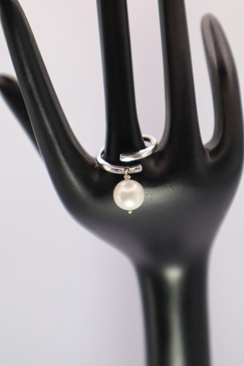 BAGUE - PERLE BRELOQUE EAU DOUCE