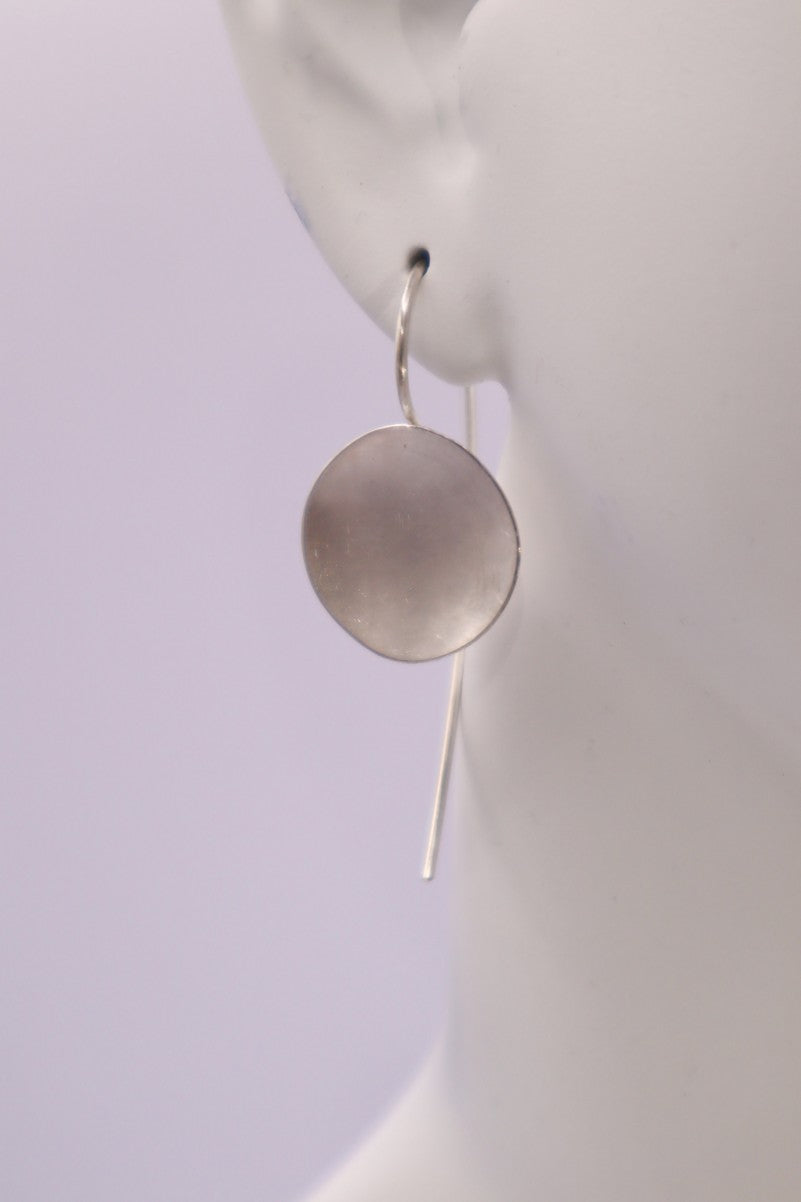 BOUCLES - GALET ARGENT