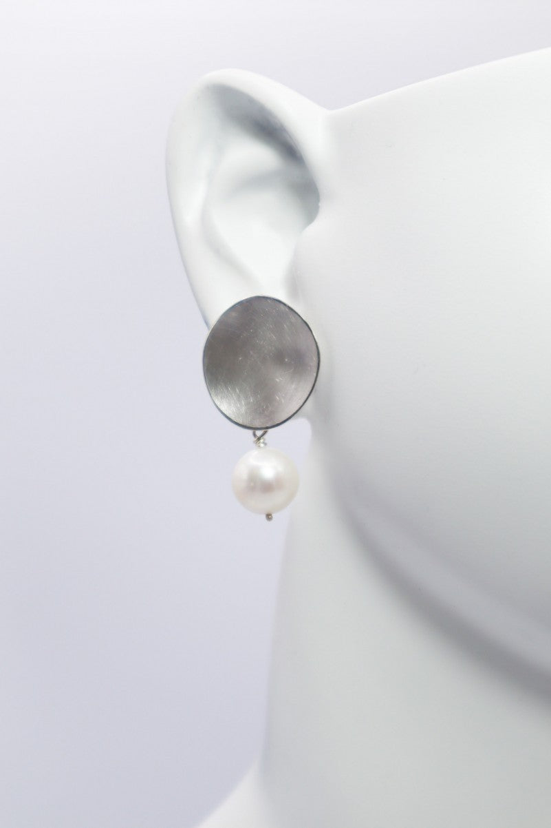 BOUCLES - GALET INTERCHANGEABLES ET PERLE EAU DOUCE
