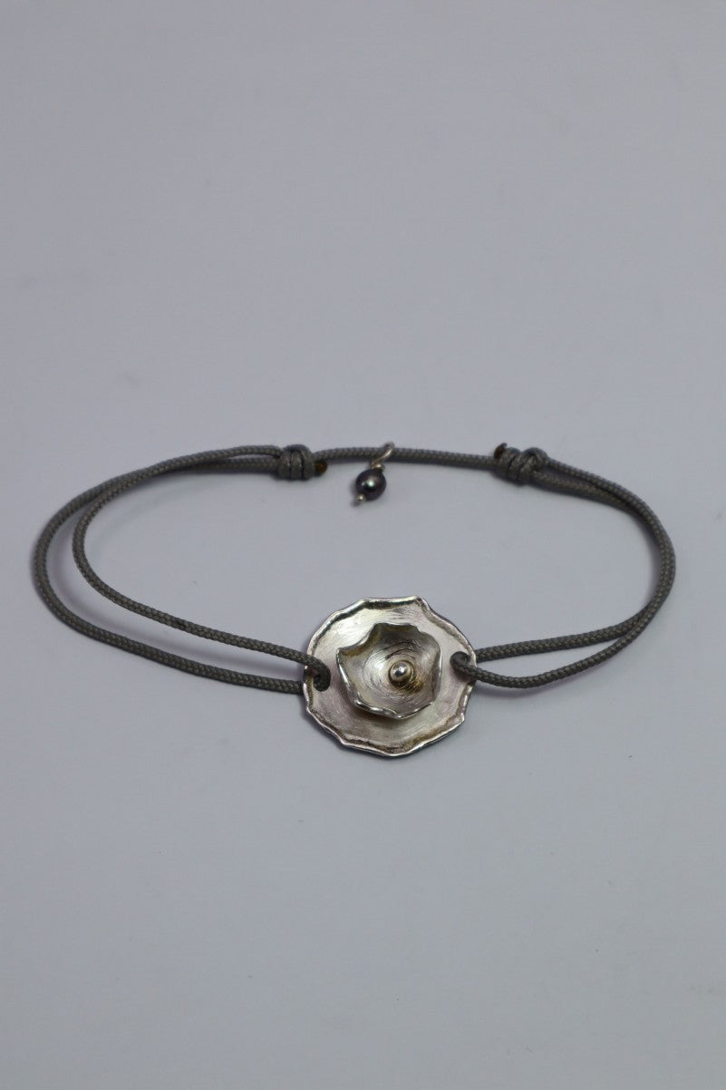 BRACELET - CORDON NYMPHÉA ARGENT